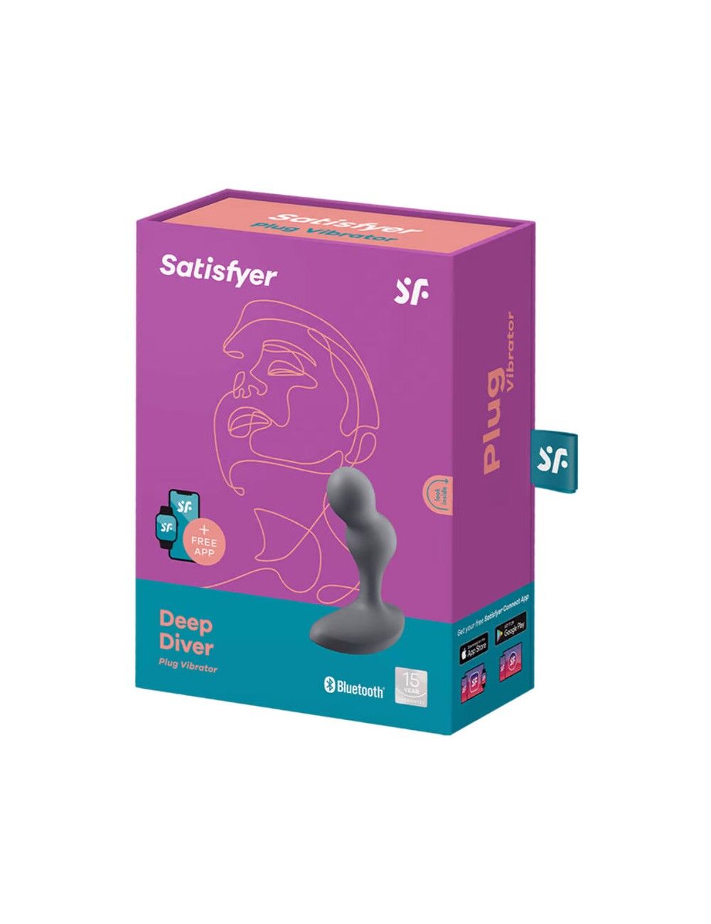 Смарт-масажер простати Satisfyer Deep Diver Grey - Зображення 4