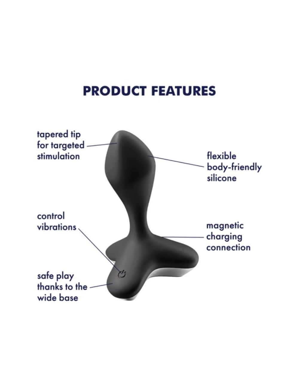 Анальна пробка з вібрацією Satisfyer Game Changer Black - Зображення 4