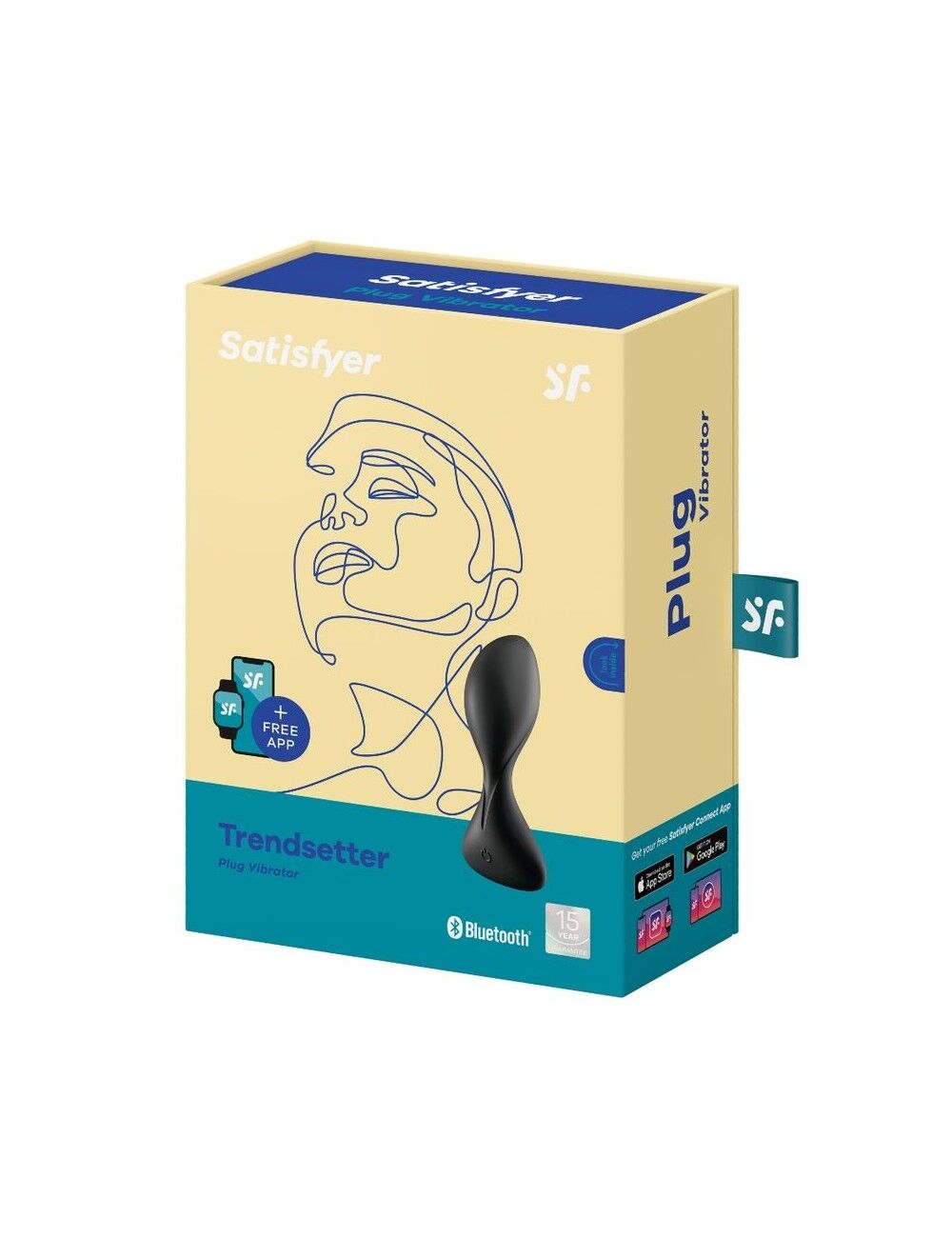 Анальна смарт-пробка з вібрацією Satisfyer Trendsetter Black - Зображення 4