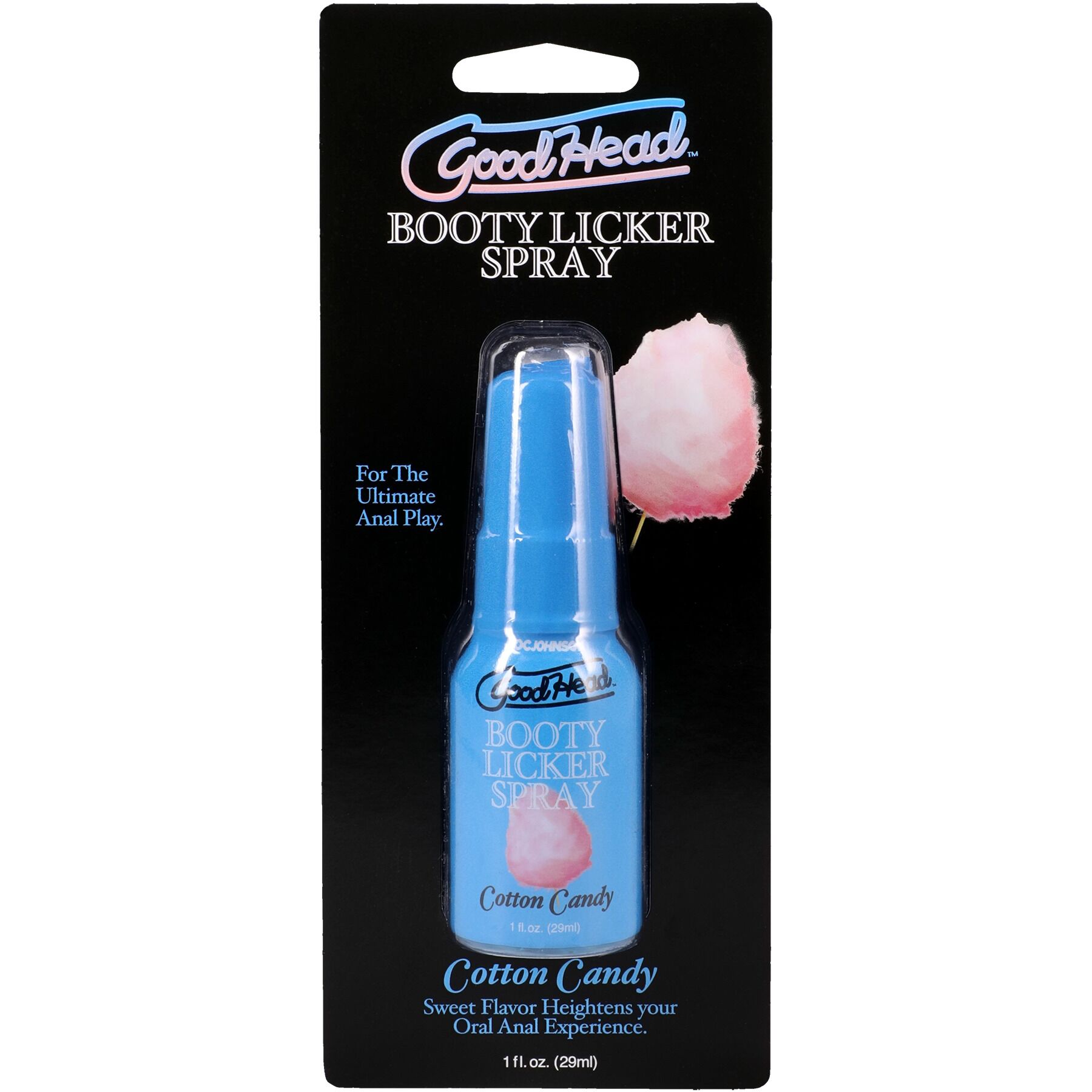 Спрей для анілінгусу Doc Johnson GoodHead Booty Licker Spray — Cotton Candy 29 мл - Зображення 2