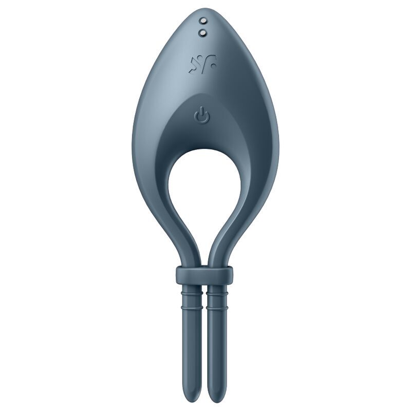 Ерекційне смарт-віброкільце ласо з регулюванням розміру Satisfyer Bullseye Dark Blue - Зображення 2