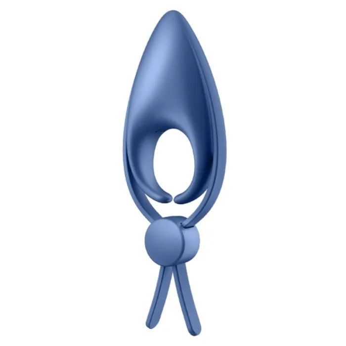 Ерекційне віброкільце-ласо з регулюванням розміру Satisfyer Sniper Blue - Зображення 2