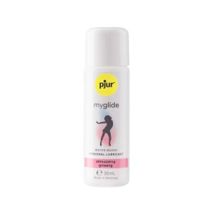 Збуджувальний лубикант на водній основі pjur myglide 30 мл, із женьшенем, тепло+поколювання