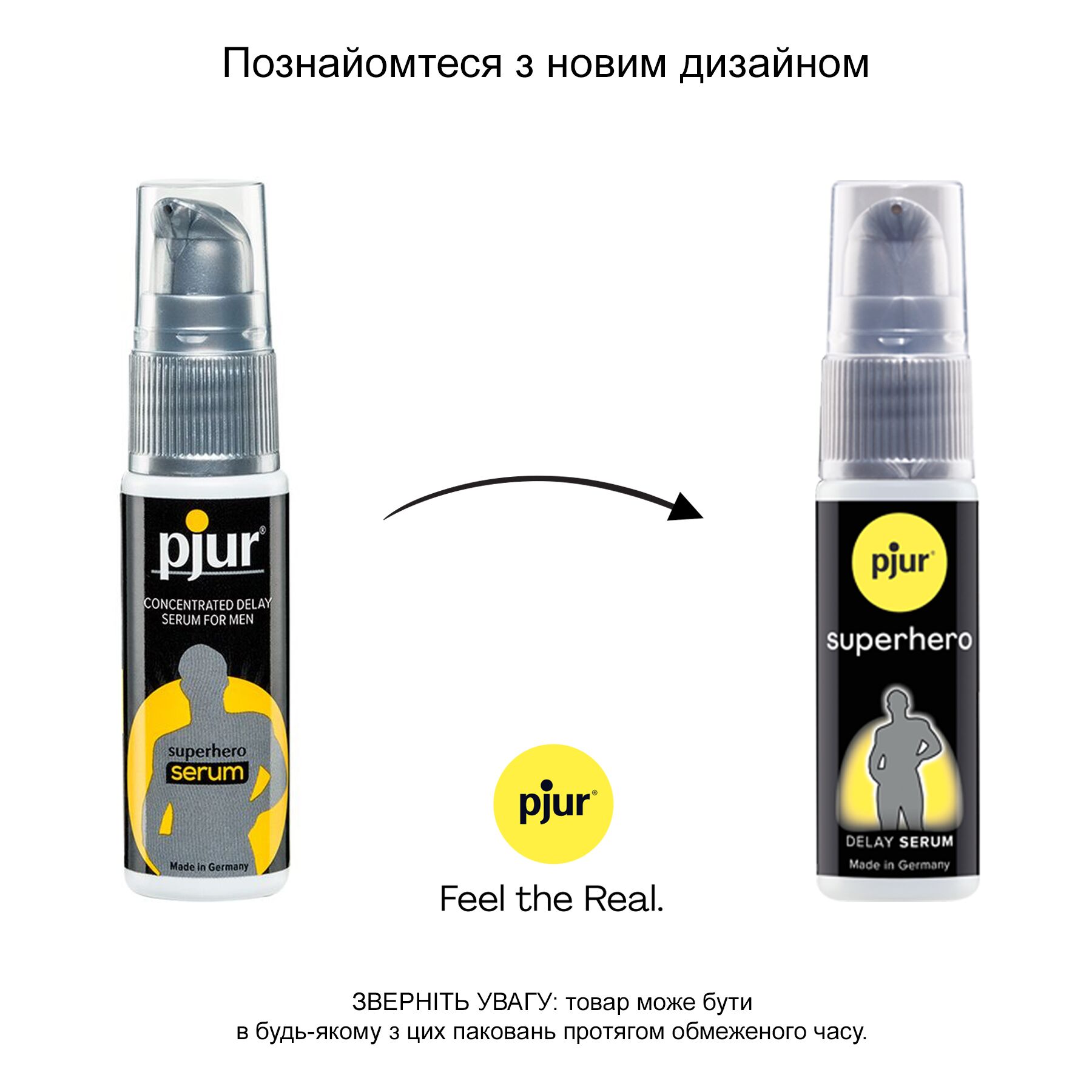 Сироватка-пролонгатор pjur Superhero Delay Serum 20 мл, створює ефект плівки, без оніміння - Зображення 3