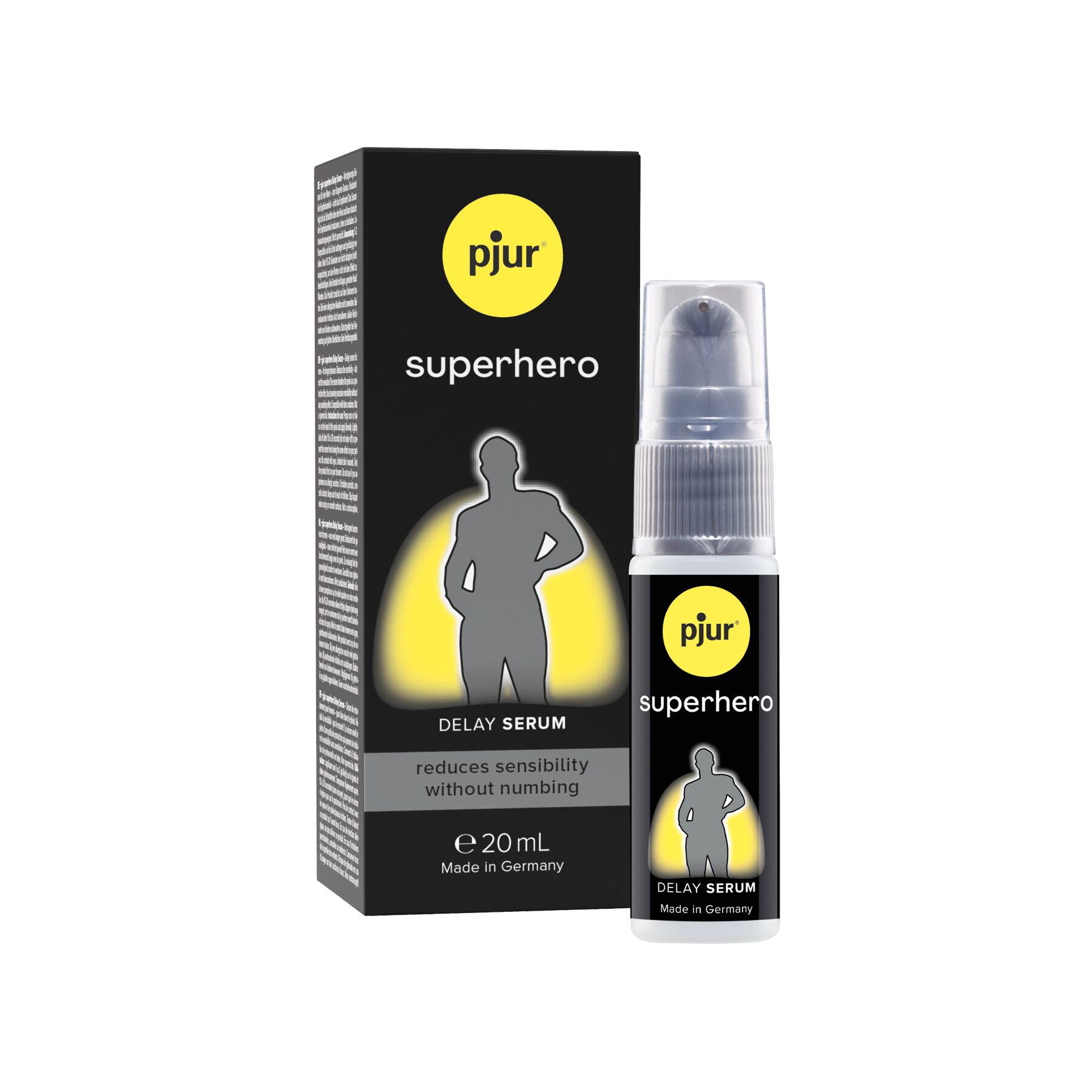 Сироватка-пролонгатор pjur Superhero Delay Serum 20 мл, створює ефект плівки, без оніміння - Зображення 4