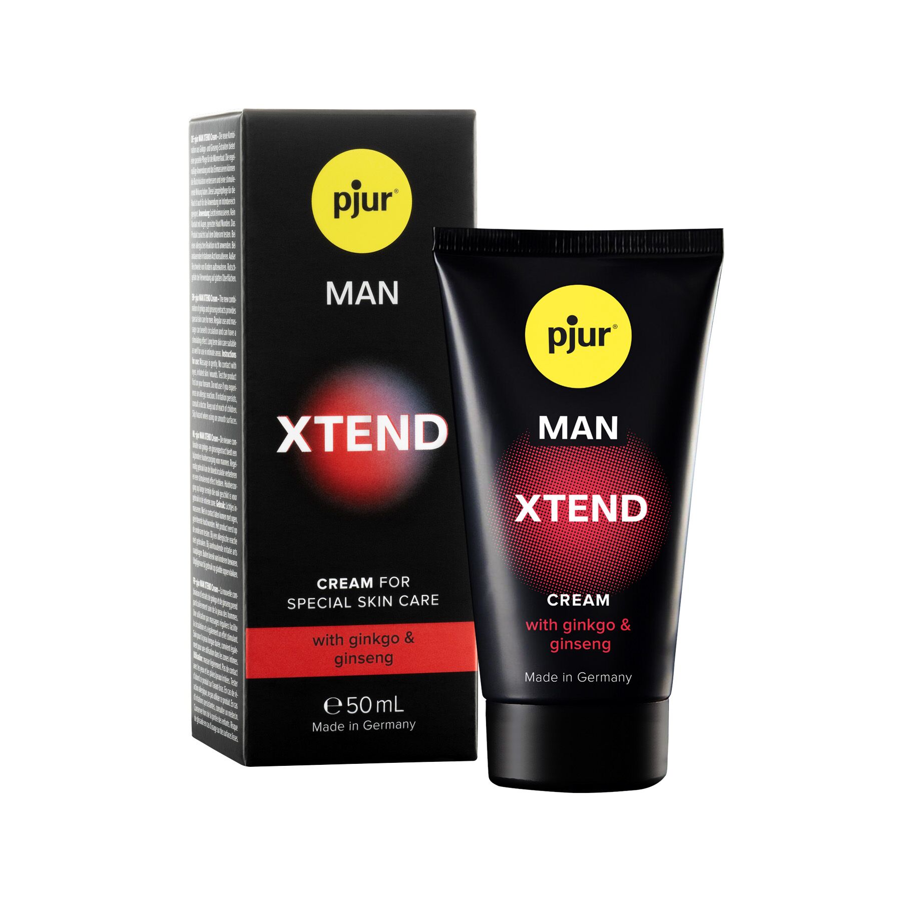 Крем-стимулятор для пеніса pjur MAN Xtend Cream 50 мл, з екстрактами гінкго та женьшеню - Зображення 4