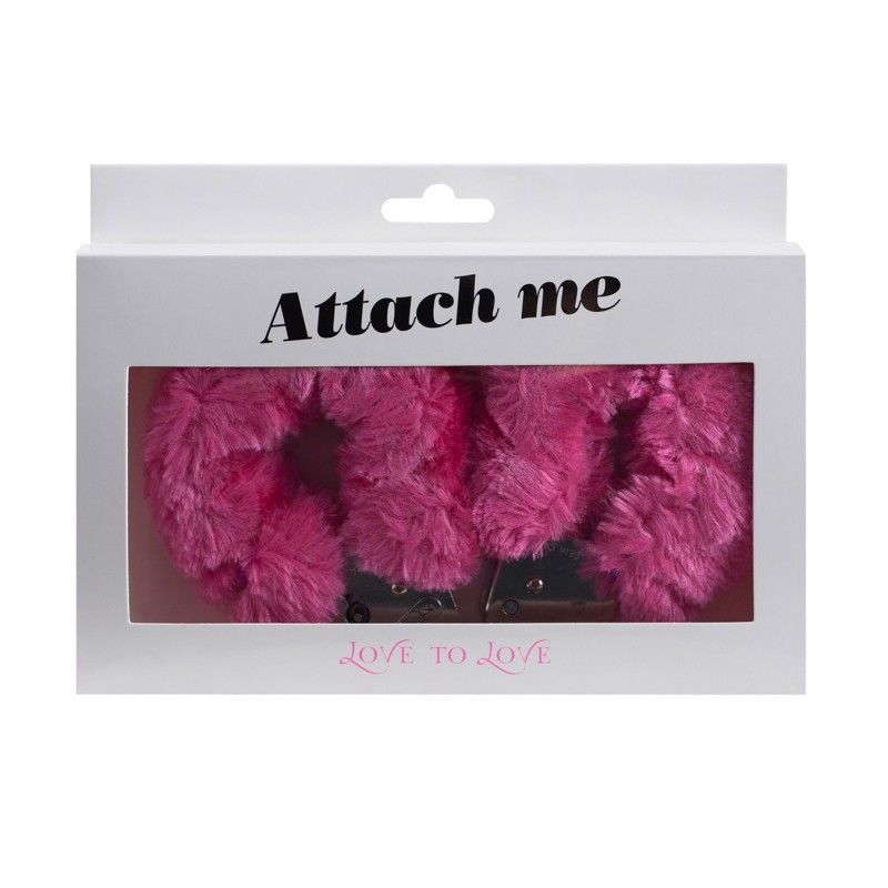 Наручники з плюшевим оздобленням Love To Love ATTACH ME Pink - Зображення 2