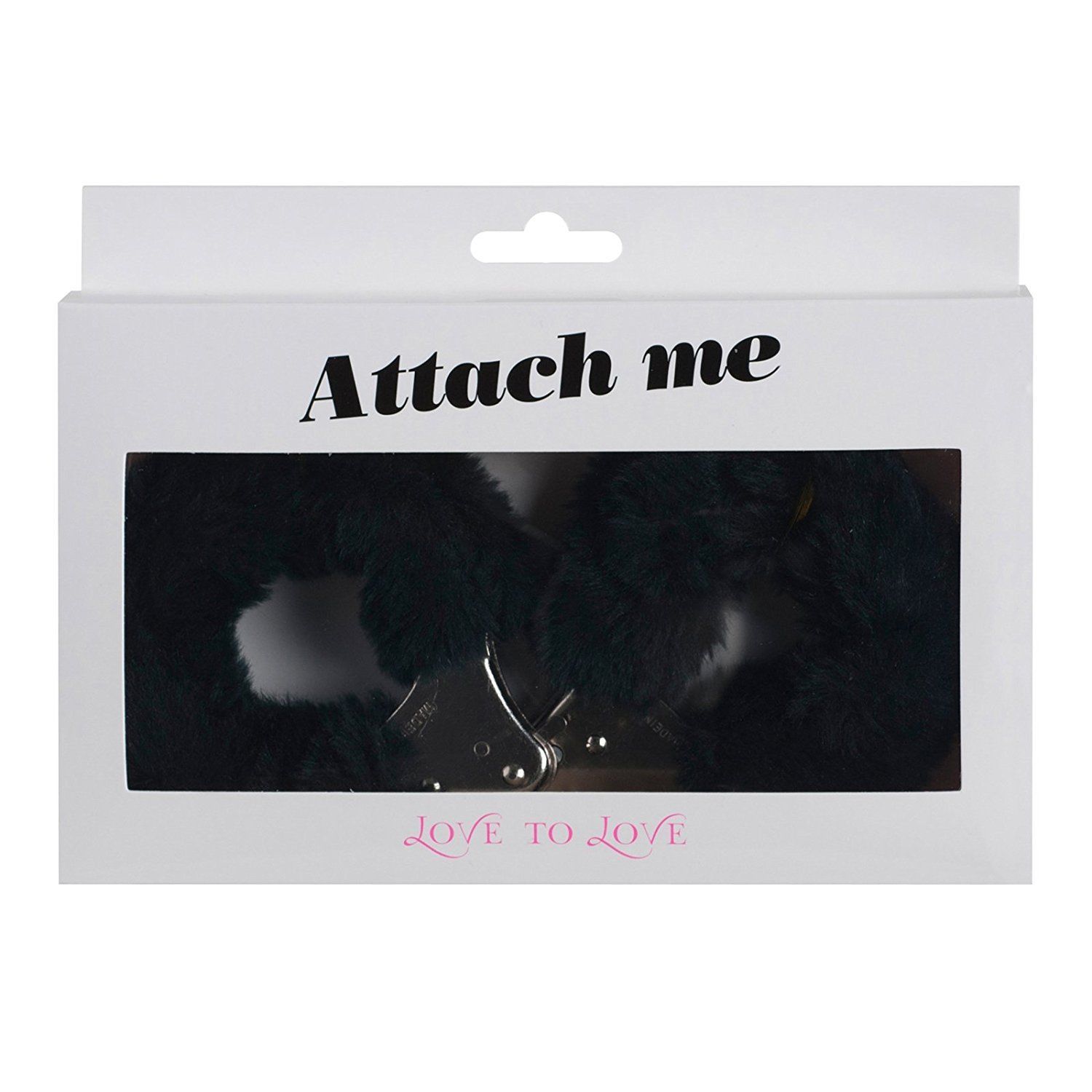 Наручники з плюшевим оздобленням Love To Love ATTACH ME Black - Зображення 2