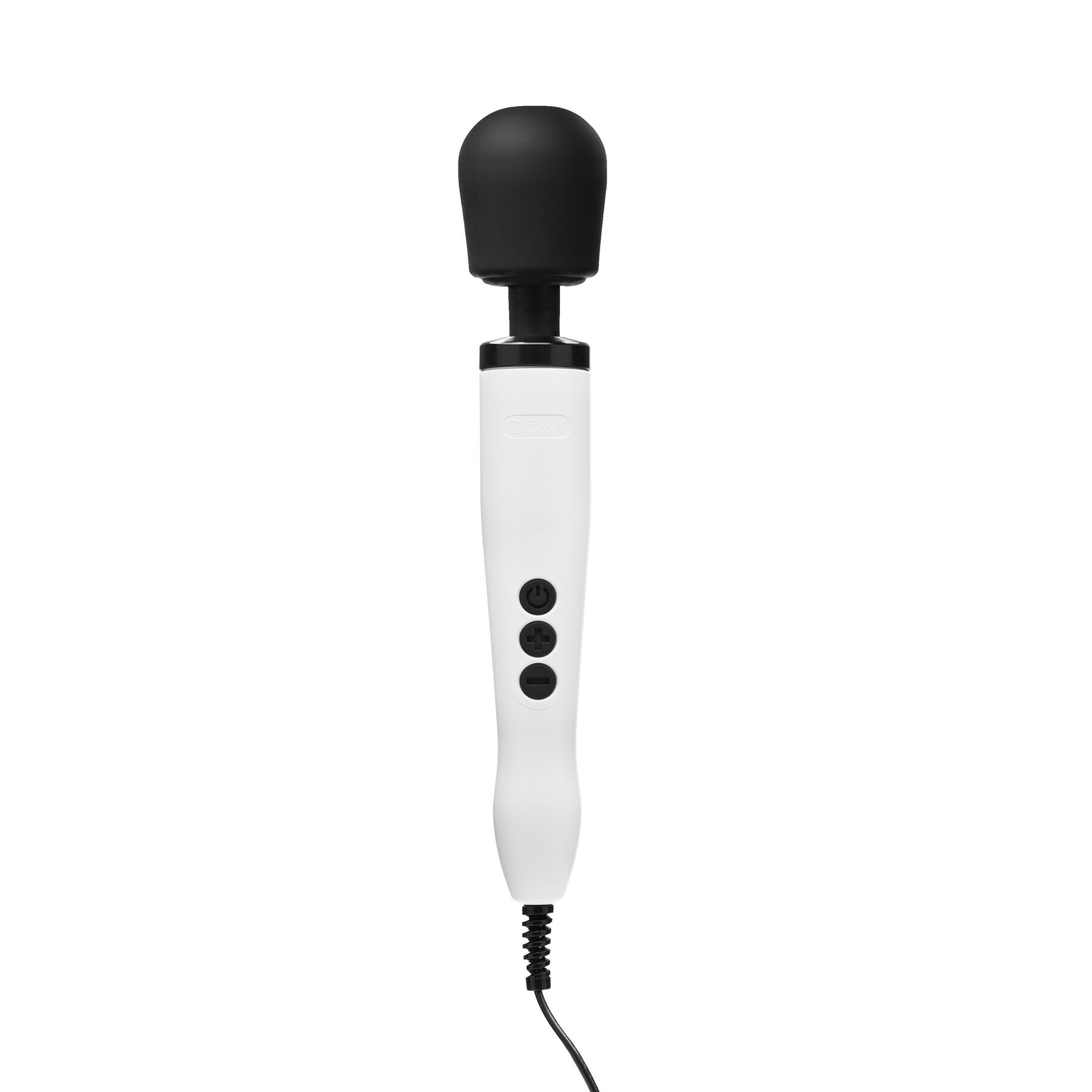 Вібромасажер DOXY Original White, дуже потужний, живлення 220В, пульсівні вібрації - Зображення 3