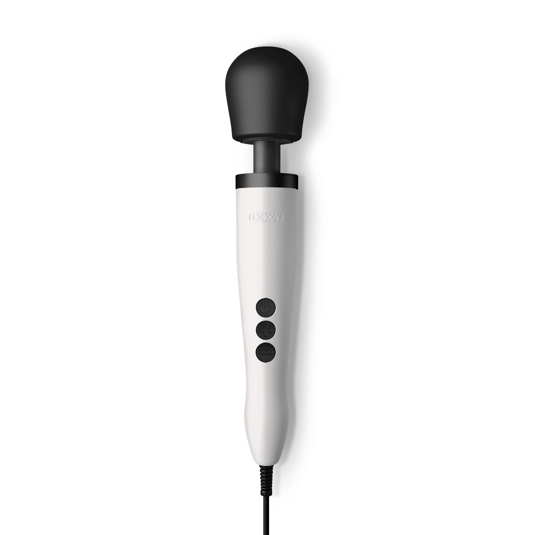 Вібромасажер DOXY Original White, дуже потужний, живлення 220В, пульсівні вібрації - Зображення 4