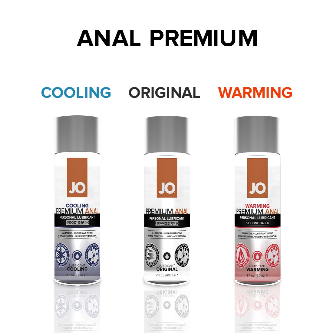 Анальна змазка JO ANAL PREMIUM — ORIGINAL (60 мл) на силіконовій основі водостійка - Зображення 4