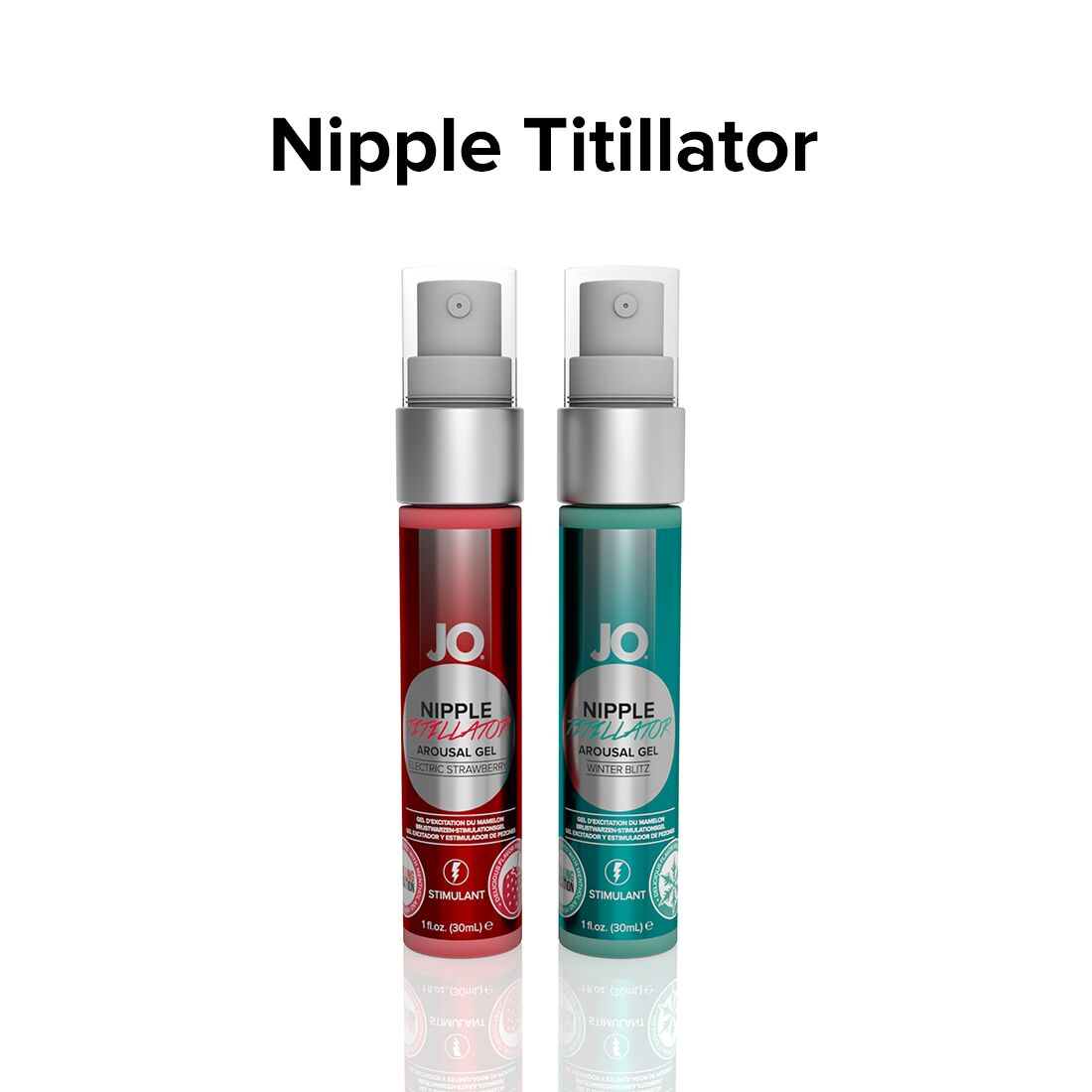 Гель для стимуляції сосків JO Nipple Titillator Strawberry (30 мл), ментол та перцева м’ята - Зображення 4