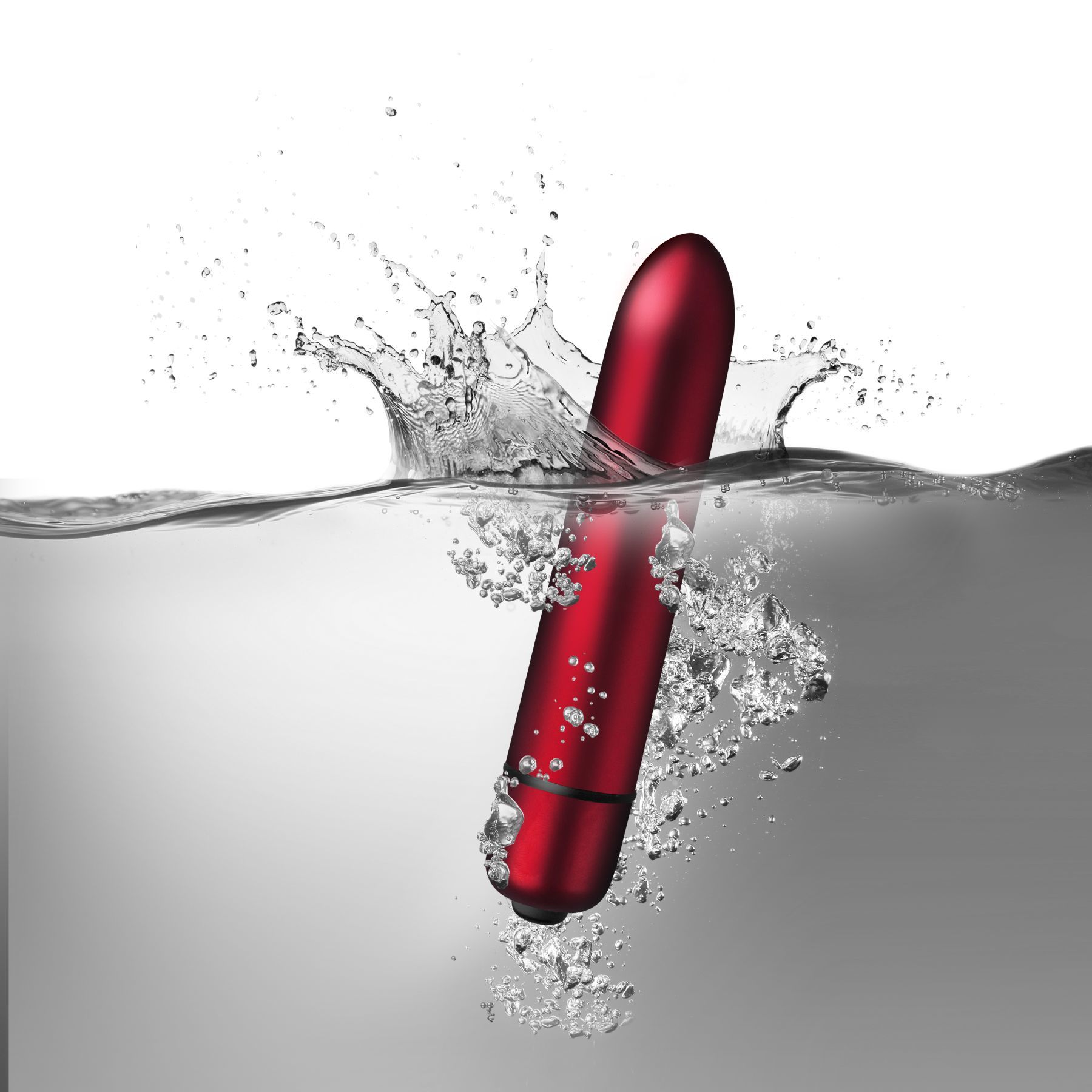 Віброкуля Rocks Off RO-90mm 10 Speed Scarlet Velvet матова - Зображення 2