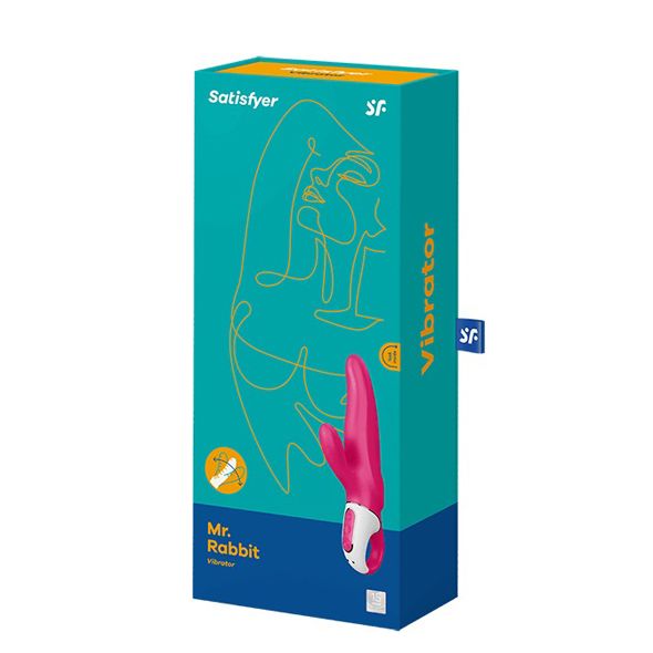Потужний вібратор-кролик Satisfyer Vibes Mr. Rabbit, два мотори, литий силікон, 12 режимів роботи - Зображення 3