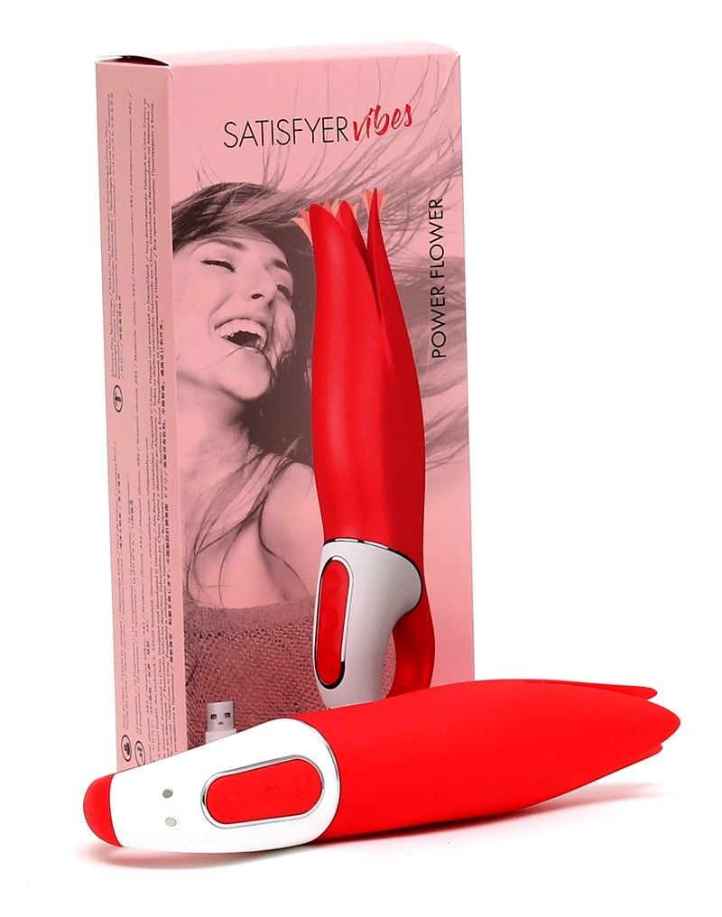 Потужний вібратор Satisfyer Vibes Flower Power з ніжними тремтливими пелюстками, 12 режимів роботи - Зображення 4