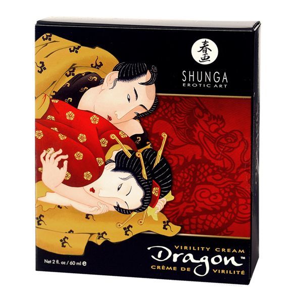 Стимулювальний крем для пар Shunga Dragon Cream (60 мл), ефект тепло-холод та поколювання - Зображення 2