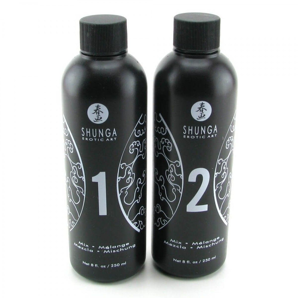 Гель для NURU-масажу Shunga Oriental Body-to-Body – Melon Mango (2 x 225 мл) плюс простирадло - Зображення 2