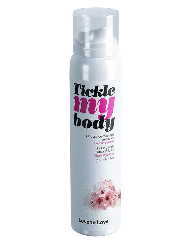 Масажна піна Love To Love TICKLE MY BODY Cherry Blossom (150 мл) зволожувальна - Зображення 2