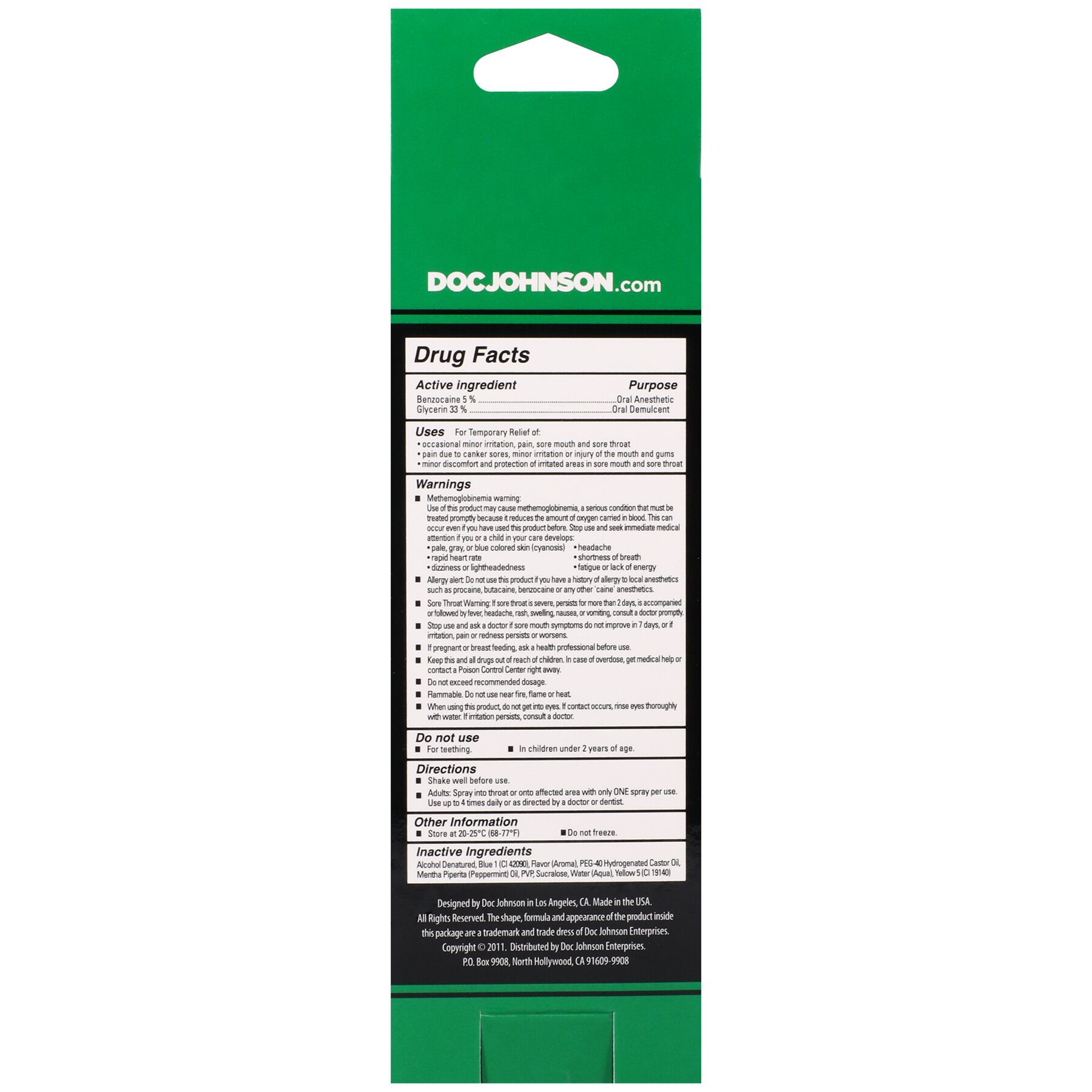 Спрей для мінету Doc Johnson GoodHead DeepThroat Spray - Mystical Mint 59 мл для глибокого мінету - Зображення 4