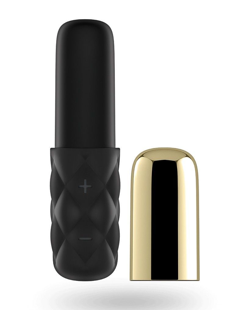 Потужний мінівібратор Satisfyer Sparkling Darling Gold зі знімним ковпачком, 16 режимів роботи - Зображення 3