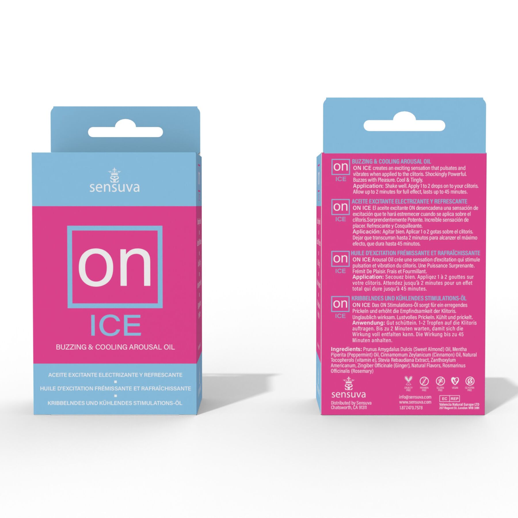 Збуджувальні краплі для клітора Sensuva – ON Arousal Oil for Her Ice (5 мл) охолоджувальні, до 30 хвилин - Зображення 2