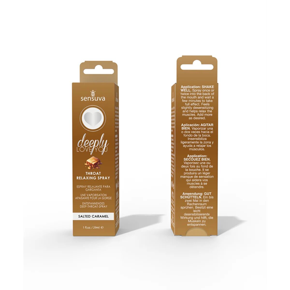 Спрей для мінету Sensuva Deeply Love You Salted Caramel (29 мл), для глибокого мінету - Зображення 4