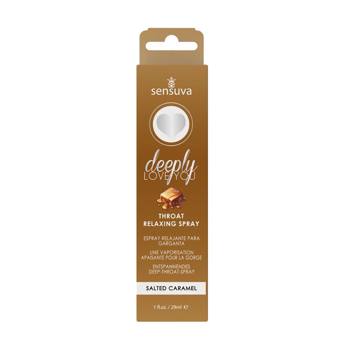 Спрей для мінету Sensuva Deeply Love You Salted Caramel (29 мл), для глибокого мінету - Зображення 3