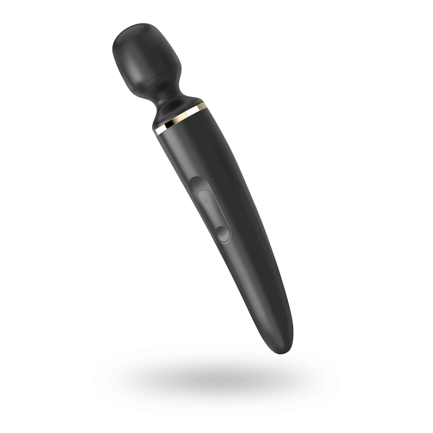Вібромасажер Satisfyer Wand-er Woman (Black/Gold), водонепроникний, потужний, розмір XXL - Зображення 2