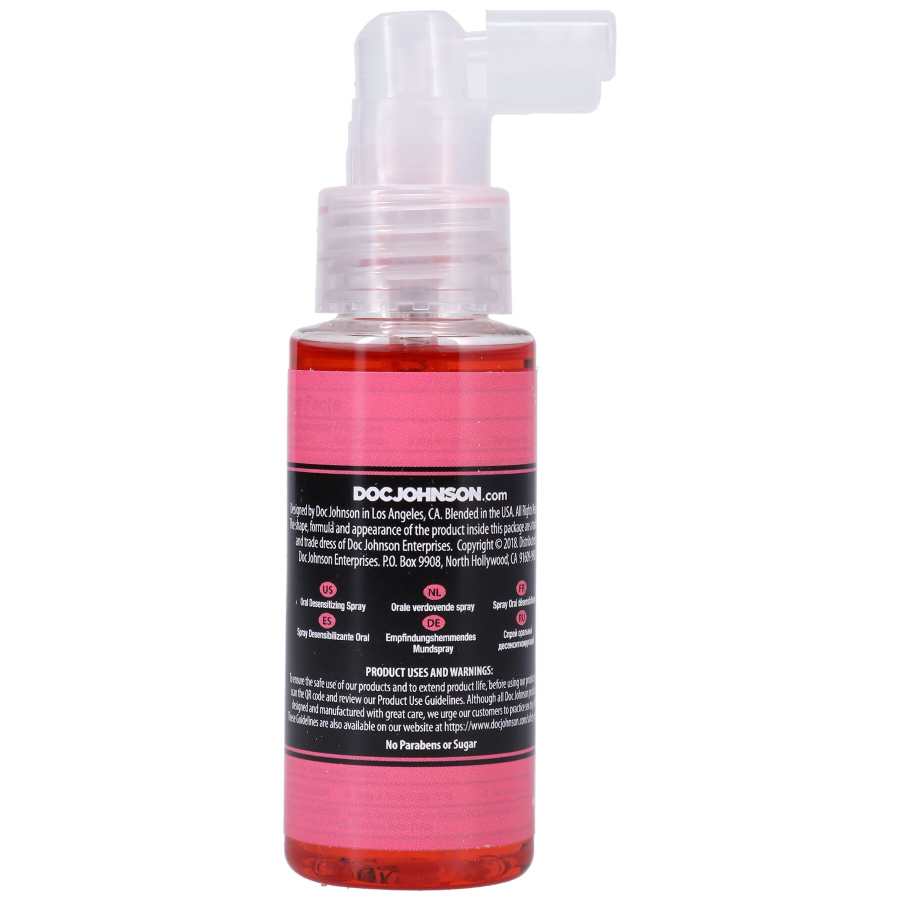 Спрей для мінету Doc Johnson GoodHead DeepThroat Spray - Watermelon 59 мл для глибокого мінету - Зображення 2