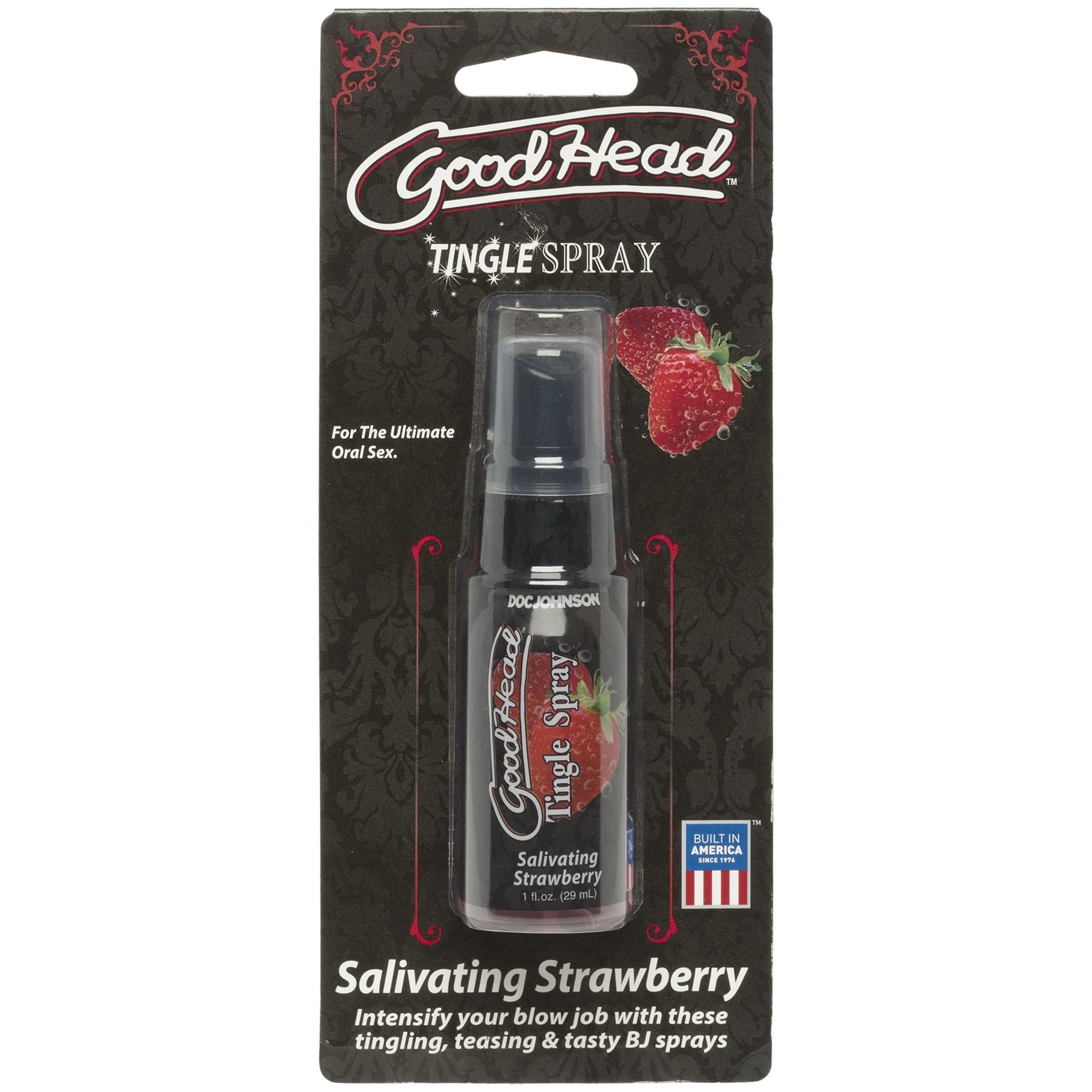 Спрей для мінету Doc Johnson GoodHead Tingle Spray - Strawberry (29 мл) із стимулювальним ефектом - Зображення 2