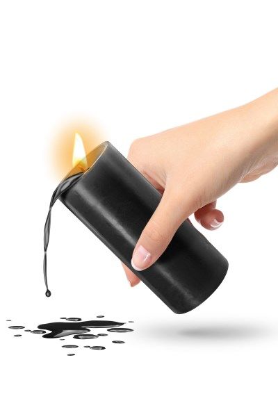 БДСМ-свічка низькотемпературна Fetish Tentation SM Low Temperature Candle Black - Зображення 3