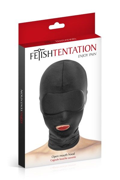 Капюшон для БДСМ з відкритим ротом Fetish Tentation Open Mouth Hood - Зображення 2