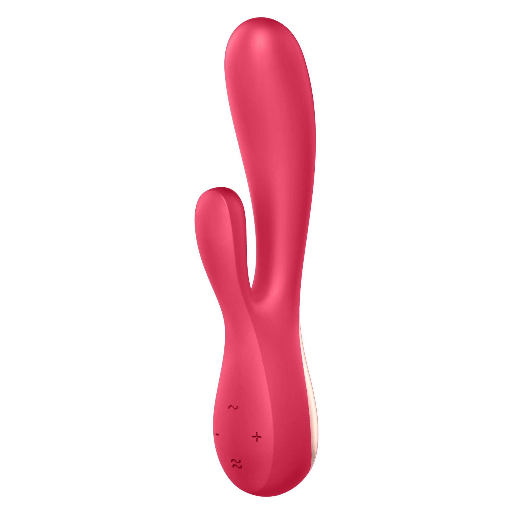 Смарт вібратор-кролик Satisfyer Mono Flex Red, 2 мотори, керування через інтернет - Зображення 2