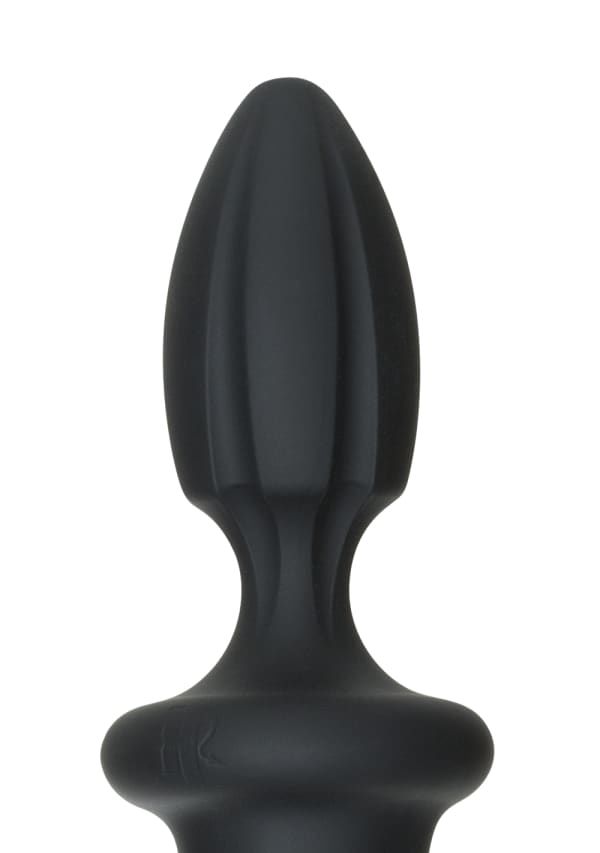 Анальний плаг з ділдо Doc Johnson Kink - Dual Density SECONDSKYN Fuck Plug - Black - Зображення 2