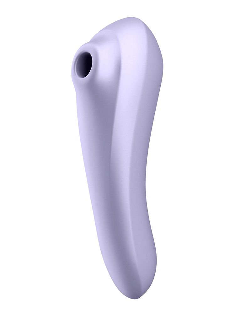 Смарт-вібратор та вакуумний стимулятор 2в1 Satisfyer Dual Pleasure Mauve - Зображення 4
