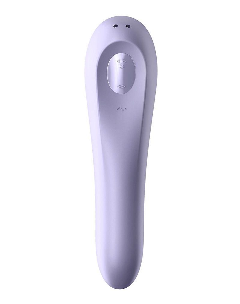 Смарт-вібратор та вакуумний стимулятор 2в1 Satisfyer Dual Pleasure Mauve - Зображення 3