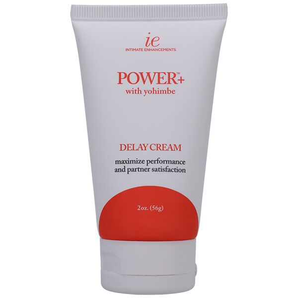 Потужний крем-пролонгатор Doc Johnson Power+with Yohimbe Delay Cream, екстракт Йохимбе, 56 г, коробка - Зображення 2