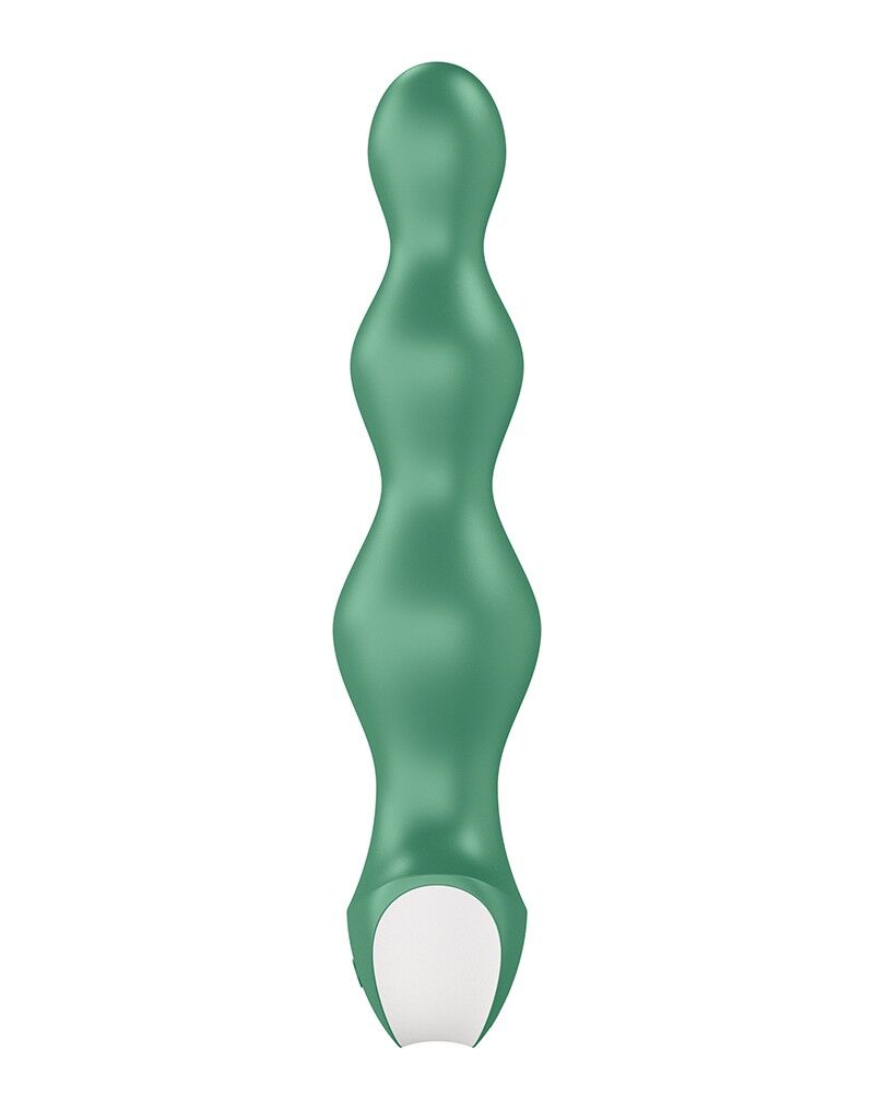 Анальний стимулятор-намистини з двома моторами Satisfyer Lolli-Plug 2 Green - Зображення 4