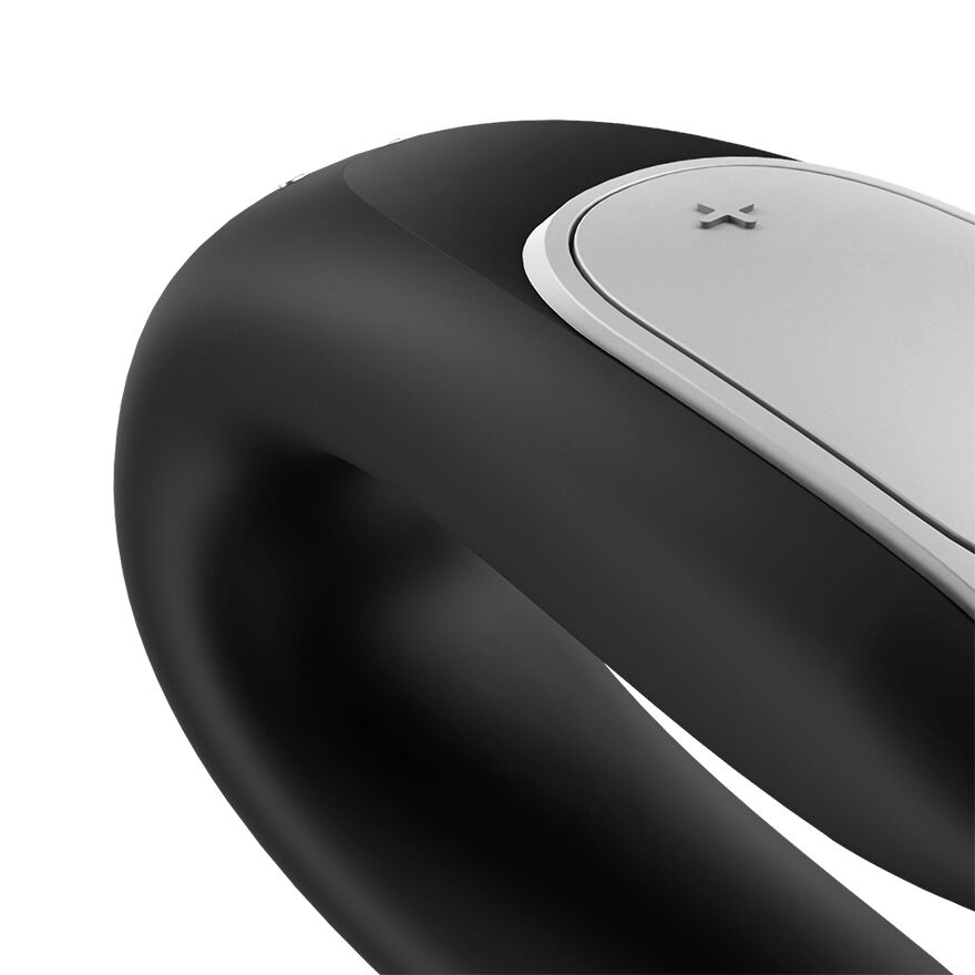 Смарт-вібратор для пар Satisfyer Double Fun (Black) з пультом ДК - Зображення 4