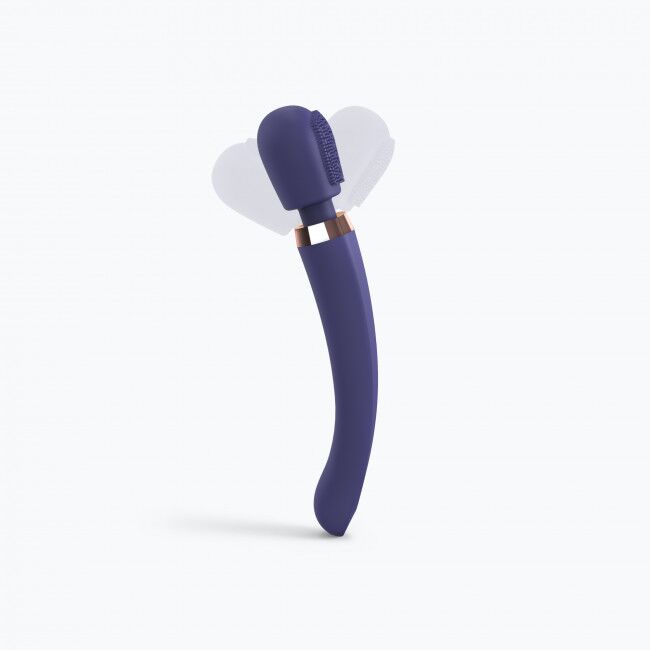 Вібромасажер з силіконовою щіточкою Love to Love Brush Crush – Midnight Indigo - Зображення 4