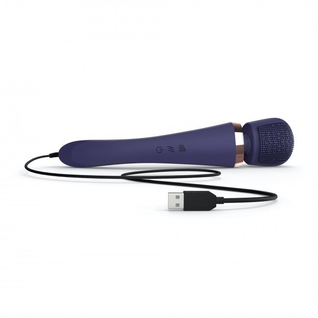 Вібромасажер з силіконовою щіточкою Love to Love Brush Crush – Midnight Indigo - Зображення 3