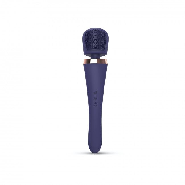 Вібромасажер з силіконовою щіточкою Love to Love Brush Crush – Midnight Indigo - Зображення 2
