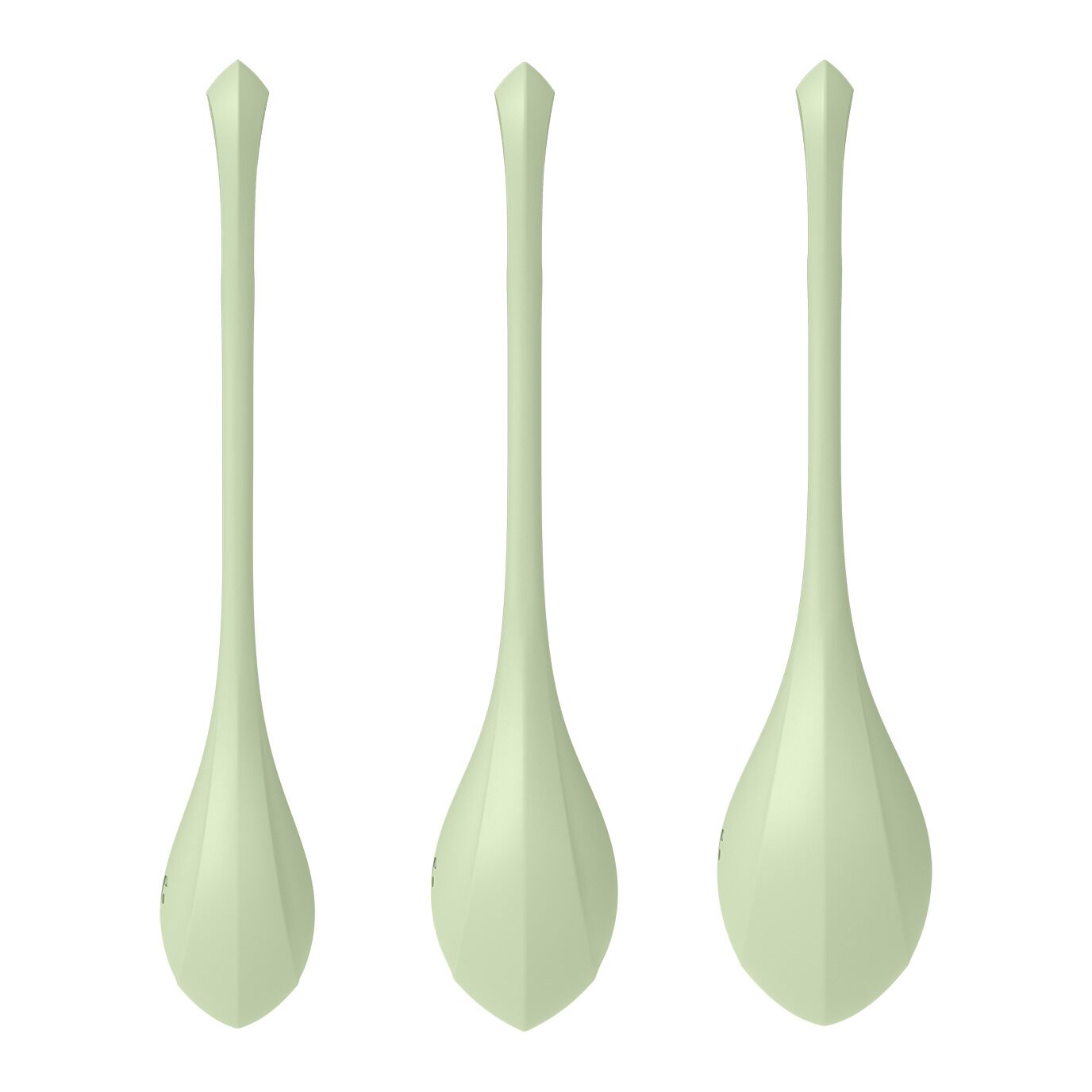 Набір йоні-намистин Satisfyer Yoni Power 2 Light Green, діаметр 2-2,5-3 см, маса 22-44-73 г - Зображення 2