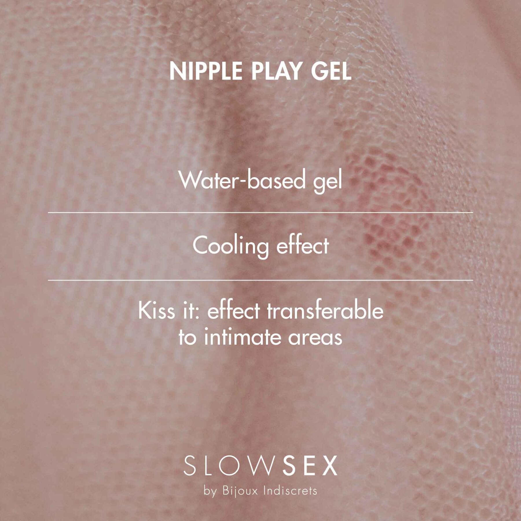 Стимулювальний бальзам для сосків Bijoux Indiscrets Slow Sex Nipple play gel - Зображення 3