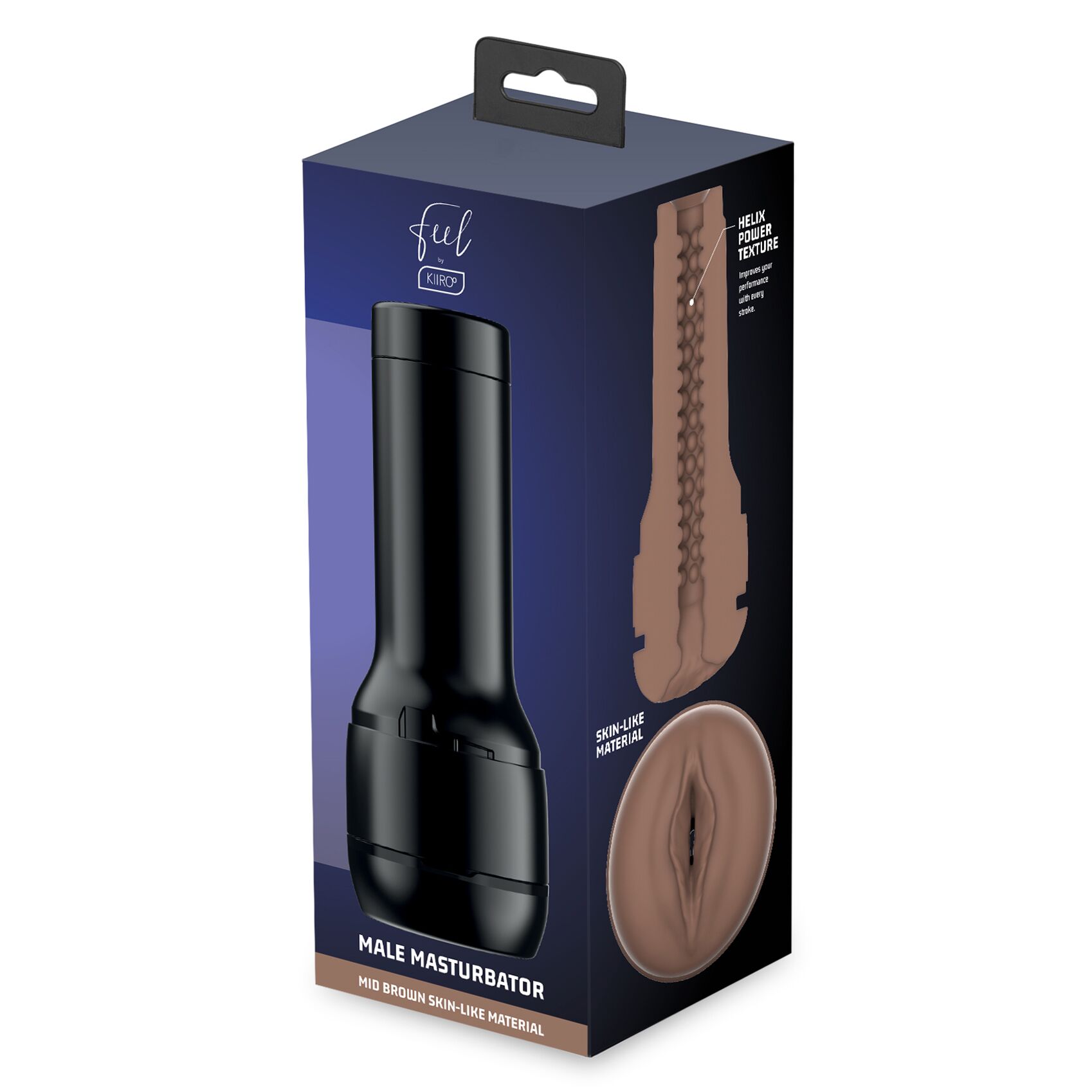 Мастурбатор-вагіна Kiiroo Feel Stroker Mid Brown для секс-машини Kiiroo Keon - Зображення 4