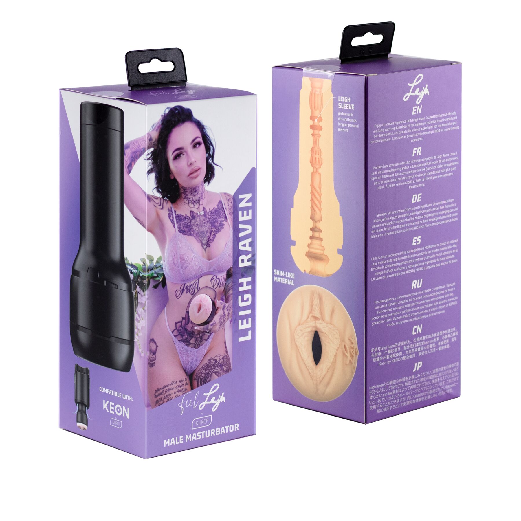 Мастурбатор Kiiroo Feel Leigh Raven, копія вагіни порнозірки - Зображення 3