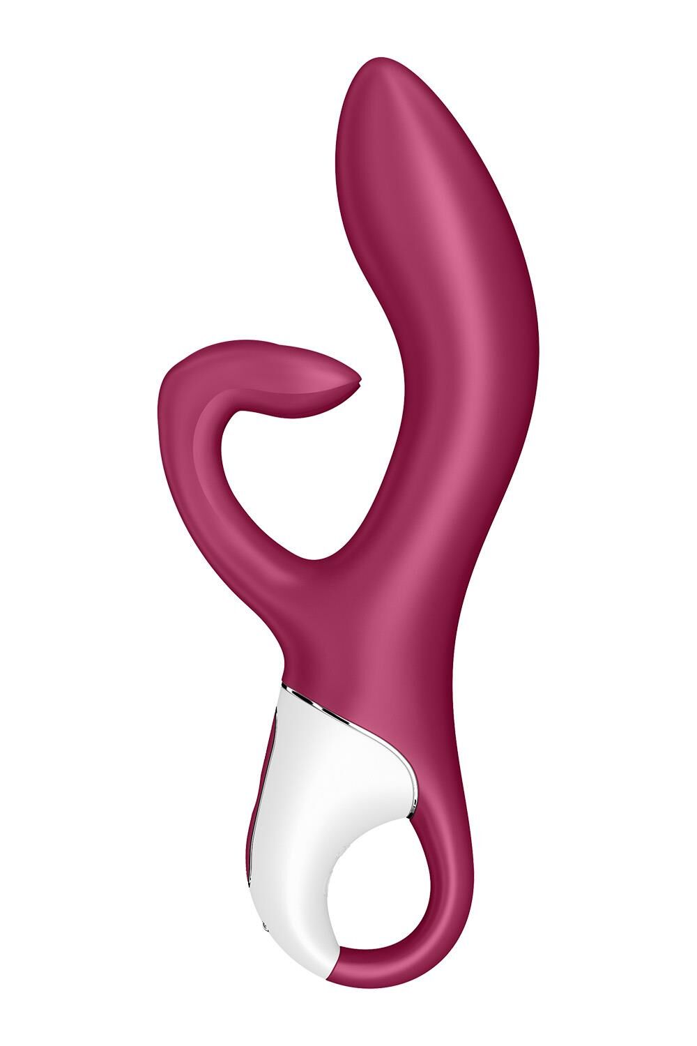 Вібратор-кролик із потрійним відростком Satisfyer Embrace me Berry, 2 мотори, діаметр 3,6 см - Зображення 2