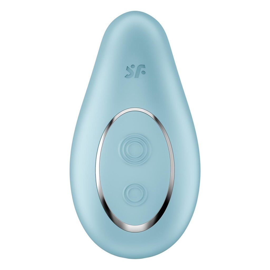 Вібратор Satisfyer Dipping Delight Light Blue, 2 мотори, гнучкий кінчик - Зображення 3
