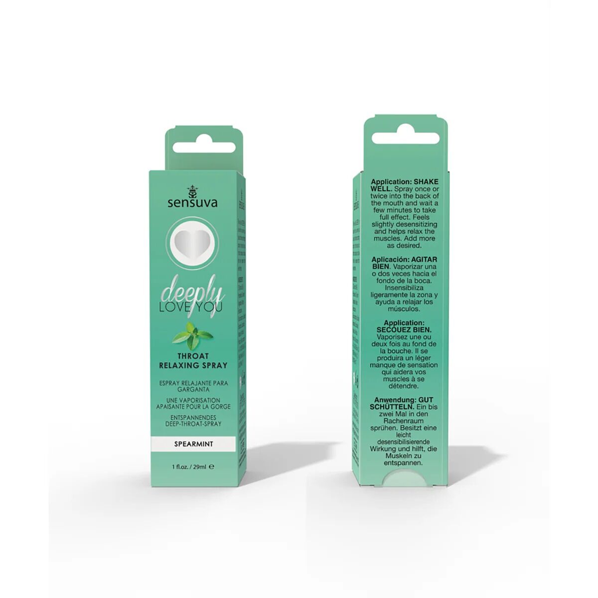 Спрей для мінету Sensuva Deeply Love You Spearmint (29 мл), для глибокого мінету - Зображення 4
