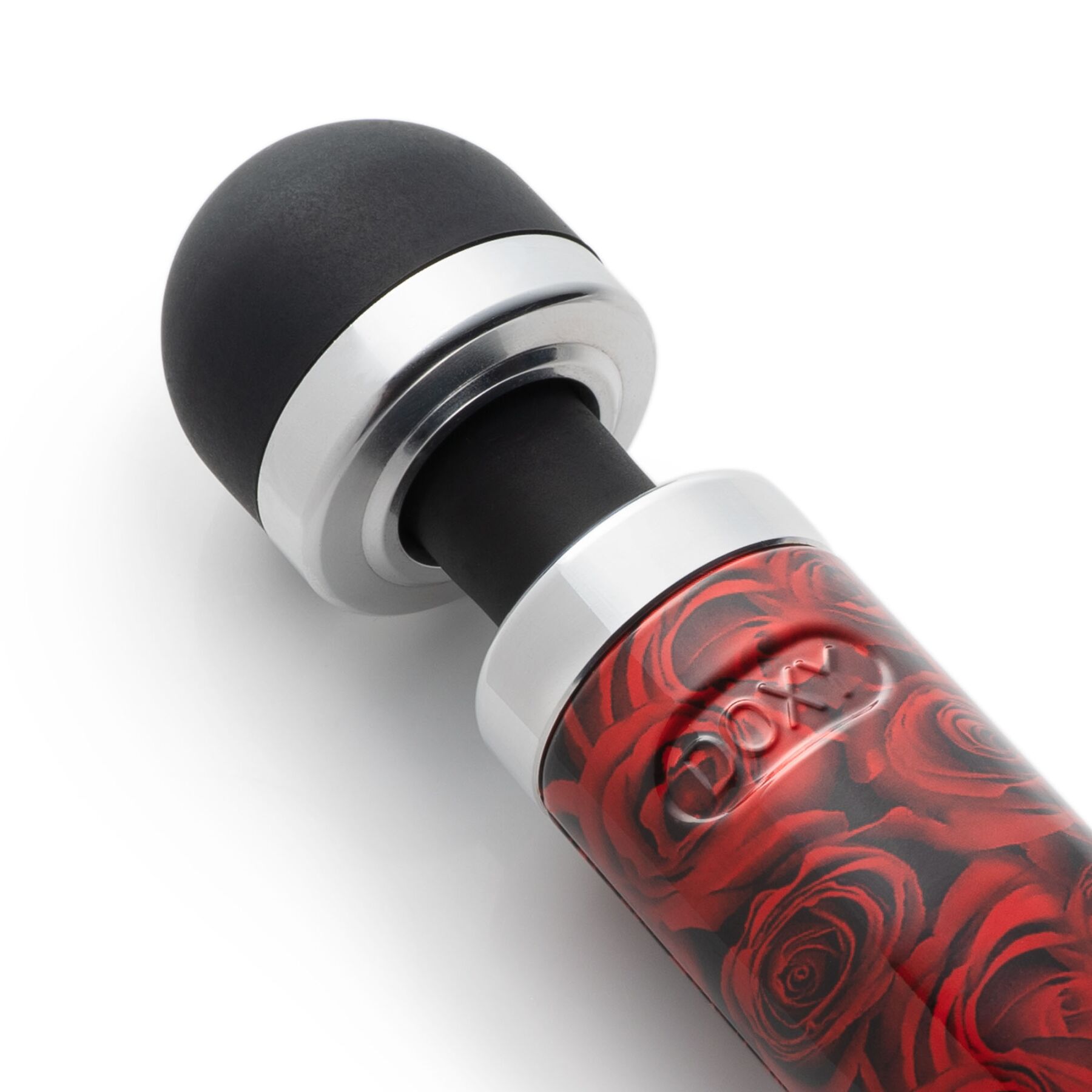 Вібромасажер DOXY Die Cast 3R - ROSE PATTERN, дуже потужний, перезаряджуваний, металевий корпус - Зображення 3